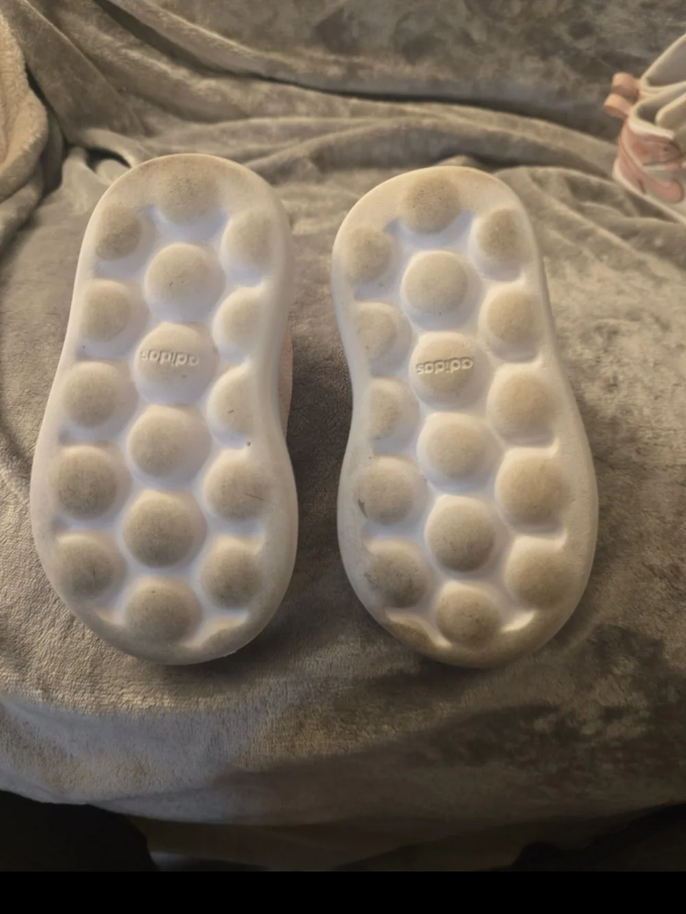 Pink Adidas Toddler Slip-ons